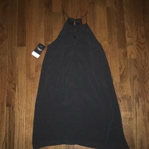 New A-line black dress